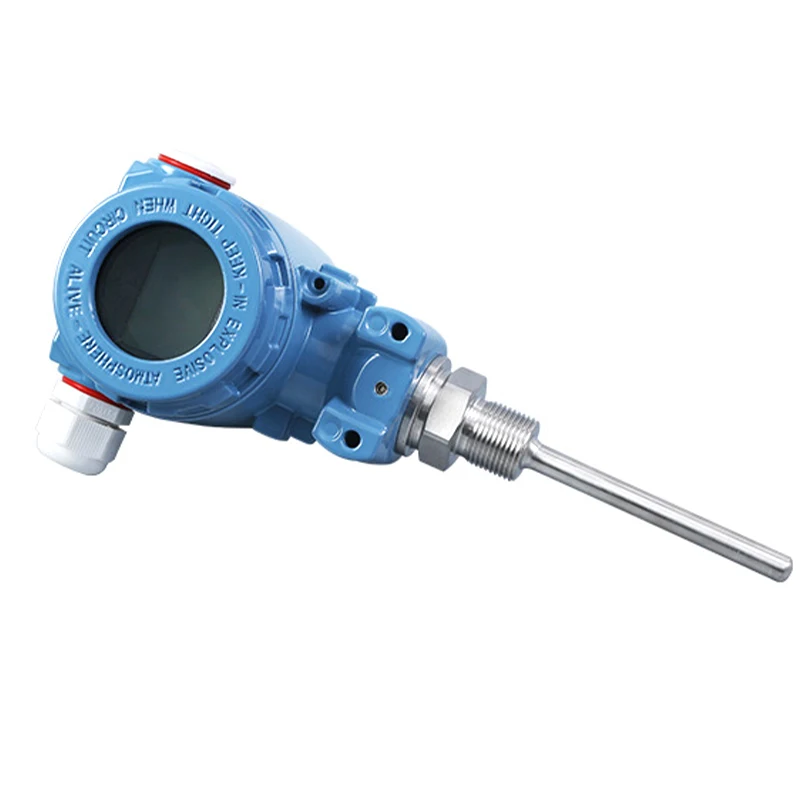 PT100 250c Explosion-Proof Temperature Transmitter With LCD Digital Display 4-20mA RTD Resistance Thermal Temperature Sensor