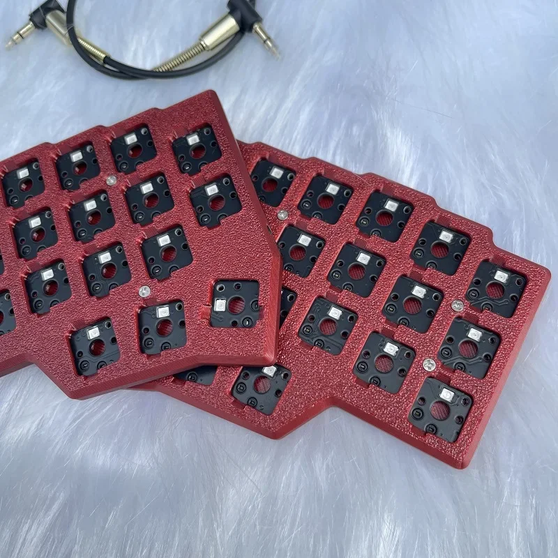 CORNE V4.1 Low Axis Split Keyboard Wired 3x5 Single-mode Custom Hot-Swap RGB QMK VIAL Low Profile Mechanical Keyboard Ergonomic