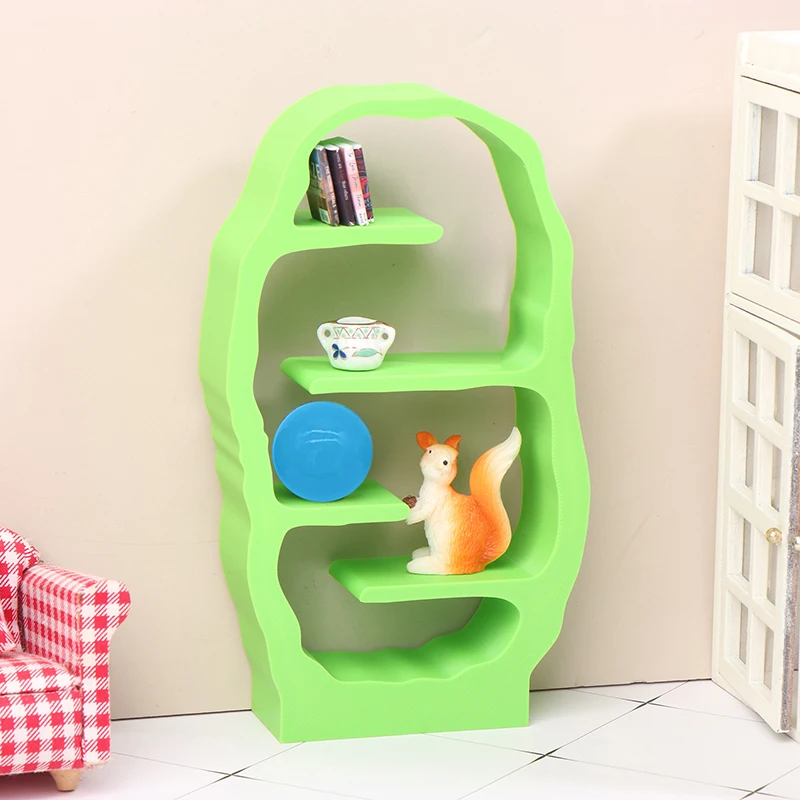 

1/12 Dollhouse Miniature Clouds Storage Shelves Display Stand Model Doll Home Furniture Decor Dolls House Accessories Toy