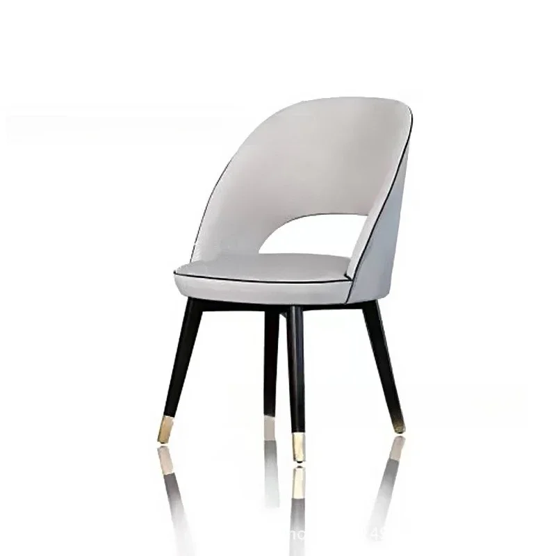 Simple Modern Fabric Dining Chair Furniture Restaurant Creative Fashion Leisure Single Chair Sales Department Negotiation Chair