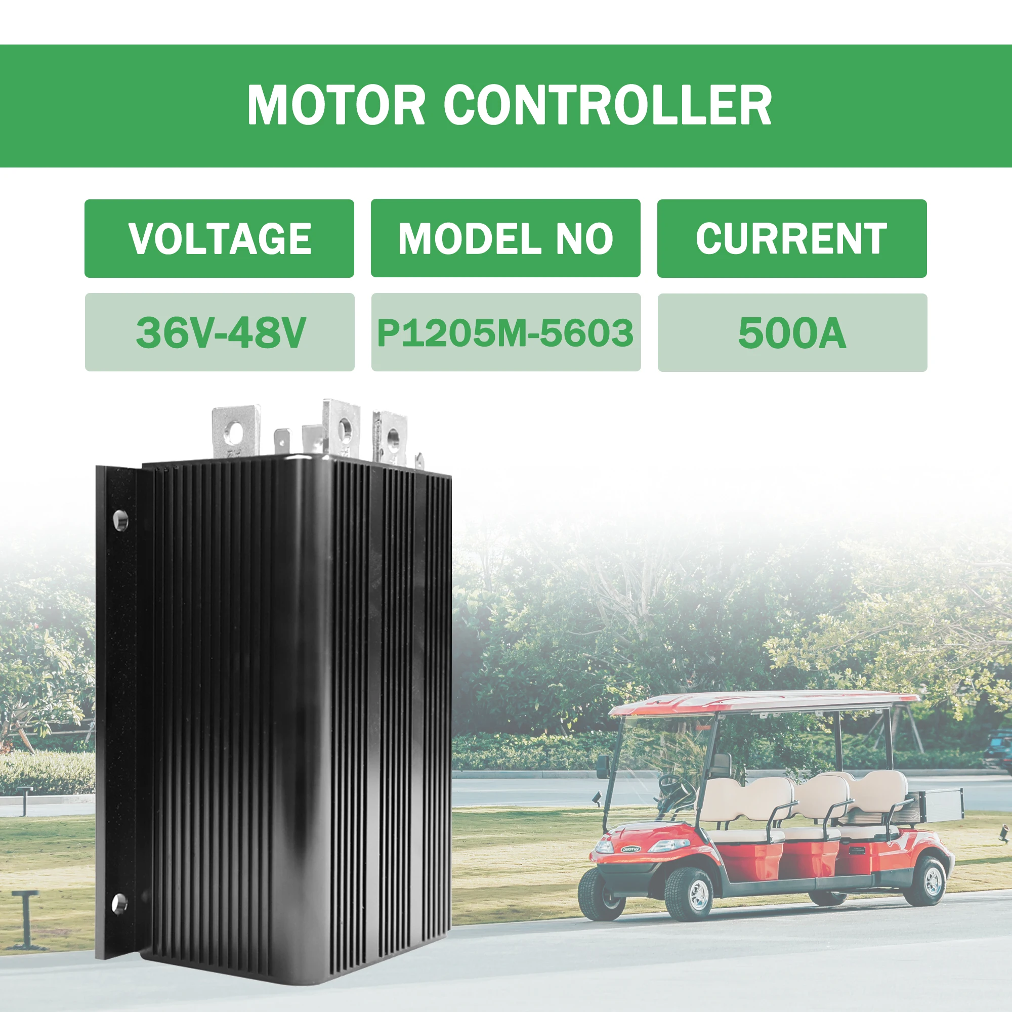 48V 500A Motor Controller 1205M-5603 for Curtis Club Car DS 1996-2005 Golf Cart