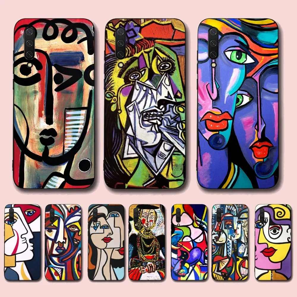 Picasso abstract Art painting Phone Case For Xiaomi Mi 5X 8 9 10 11 12 lite pro 10T PocoX3pro PocoM3 Note 10 pro lite