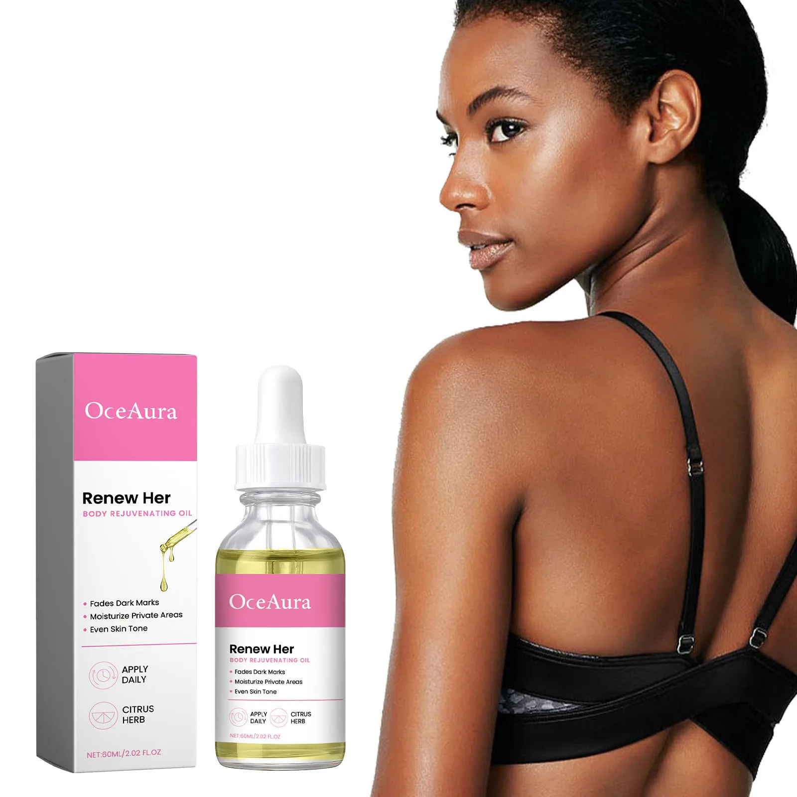 Body Lightening Oil Nourishing Smooth Improve Dry Rejuvenating Brightening Massage Deep Moisturizing Repairing Soften Skin Care