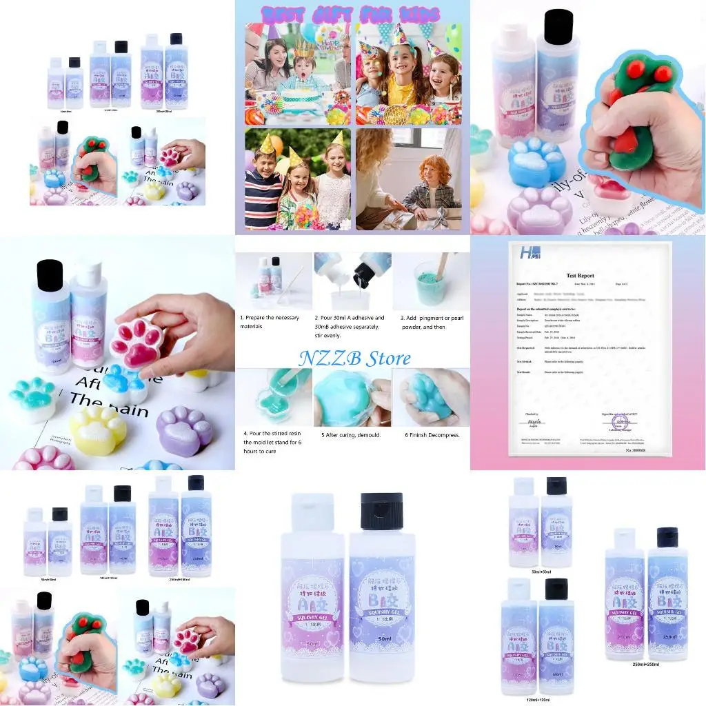 T21F 50 مللي/120 مللي/250 مللي كريستال لينة الراتنج AB للصب-1:1 نسبة طلاء الراتنج واضحة لصنع المجوهرات الحرفية الديكور #1