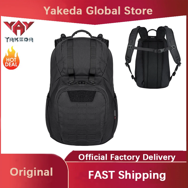 

YAKEDA 26L Tactical backpack Travel Outdoor Multi-functional Backpack Breathable Loading System 500D Nylon Hunting bag