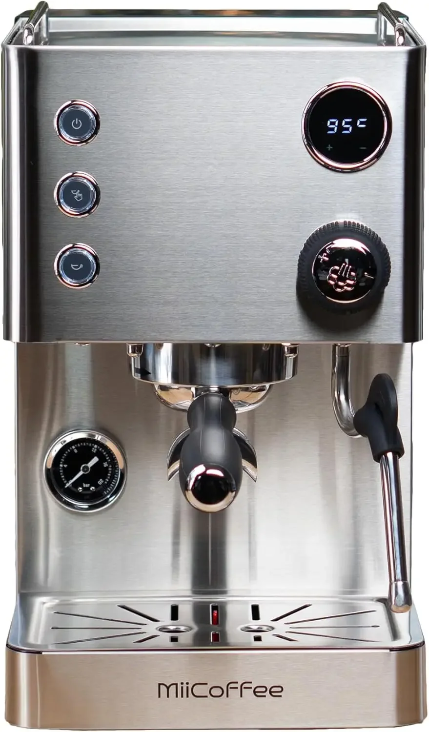 

Espresso Machine, Brushed Stainless Steel