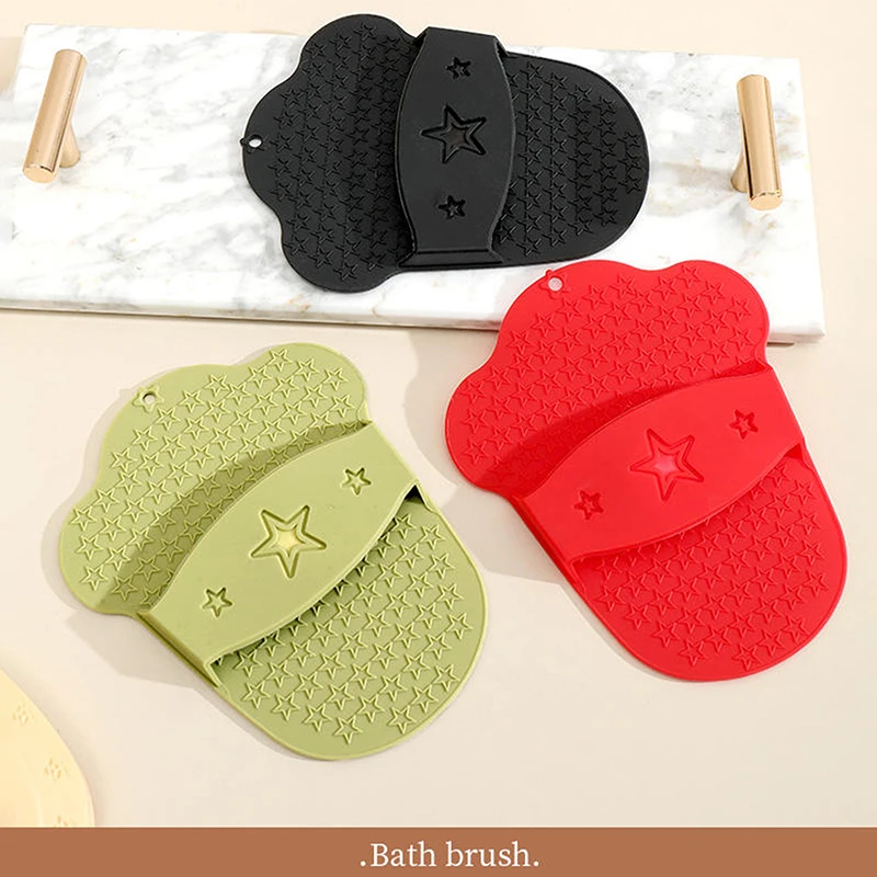Rubber Rubbing Towel Gloves Brushes Exfoliating Dead Skin Deep Cleaning Body Scrub Brush Rubbing Back Bath Shower Remove Dirt