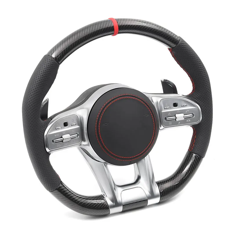 Modified Carbon Fiber Steering Wheel for Mercedes Benz 809 AMG A B C E S G V Class cls glc gle gls gla cla glk slc Auto Parts