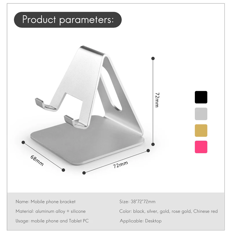 Cell Phone Stand Mobile Holder Dock Cradle For Desk iPhone 15 14 Plus 13 Pro Max 12 11 8 Samsung Xiaomi iPad Mini Kindle Support