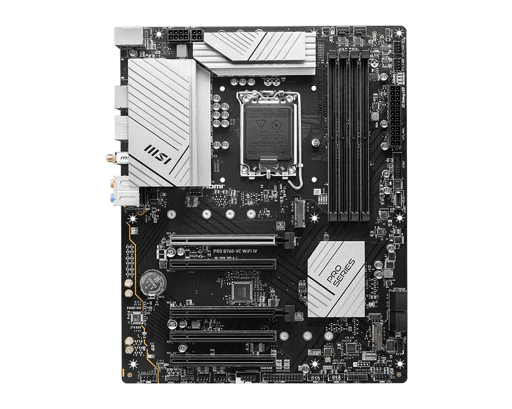 MSI PRO B760-VC WIFI IV Motherboard 4x DDR5 256GB 2xM.2 INTEL B760 LGA 1700 ATX support i7-14700K i3-14100 i5-13600 i3-13100