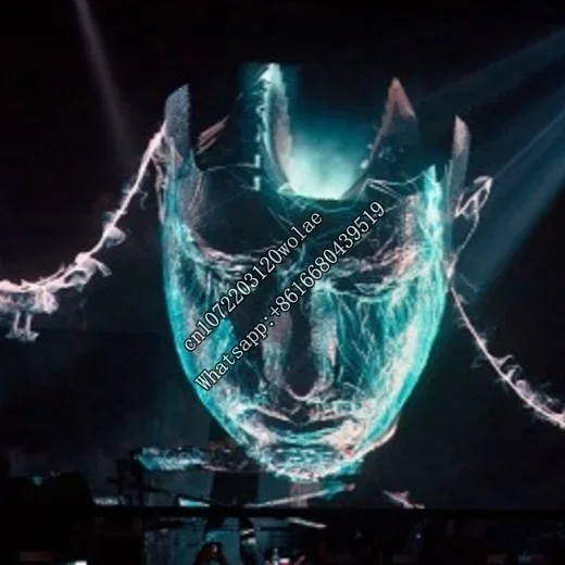 

Популярное использование на сцене для большого шоу, 3D-голографическая сетка для проекционного экрана с плавающим в воздухе 3,1*2