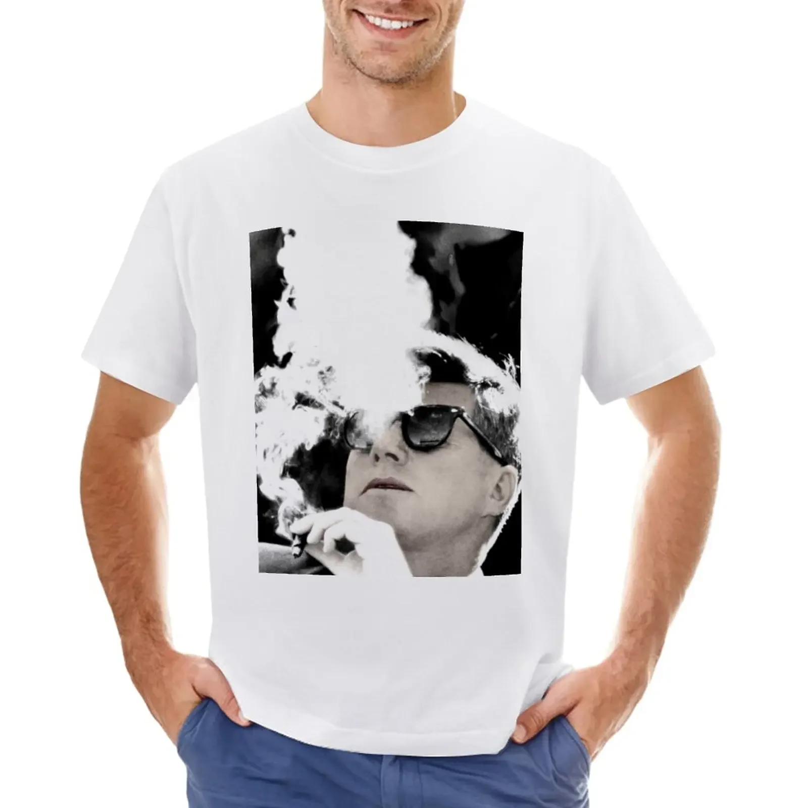 Джон Ф Кеннеди-? Доктор брахам; Все права защищены футболки корейская мода для мальчика кавайная одежда мужская одежда