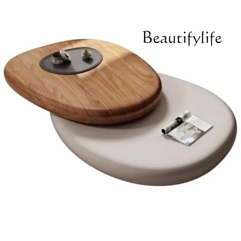 Designer Rotate Coffee Tables Hallway Bistro Irregular Luxury Tea Tables Hospitality Space Saving Table Basse Home Decorations