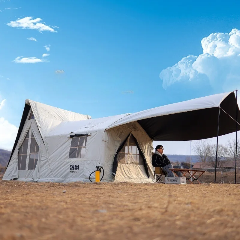 Outdoor Folding Automatic Tents Waterproof Moisture-proof Large Area Quick Automatic Opening Tents Portable Camping Supplies