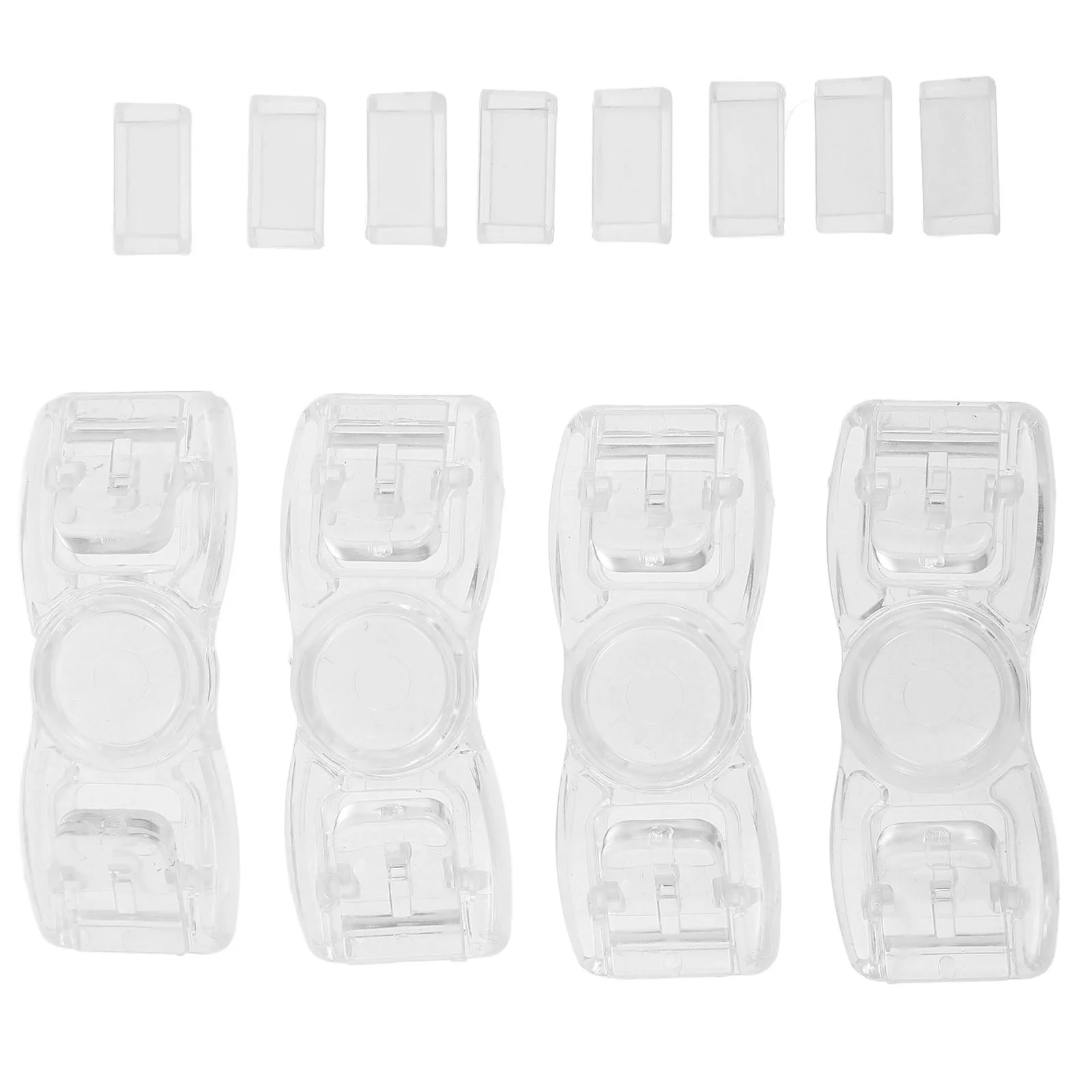 4 Pcs Swimming Goggles Accessories Universal Buckles Buttons Headband Strap Must Have Plastic for Miss