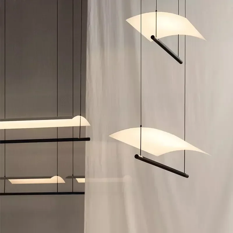 Nordisch gebogenes Metall Design LED Decke Kronleuchter für Wohnzimmer Esszimmer Barth eke Küchen insel Lampe hängende Leuchte