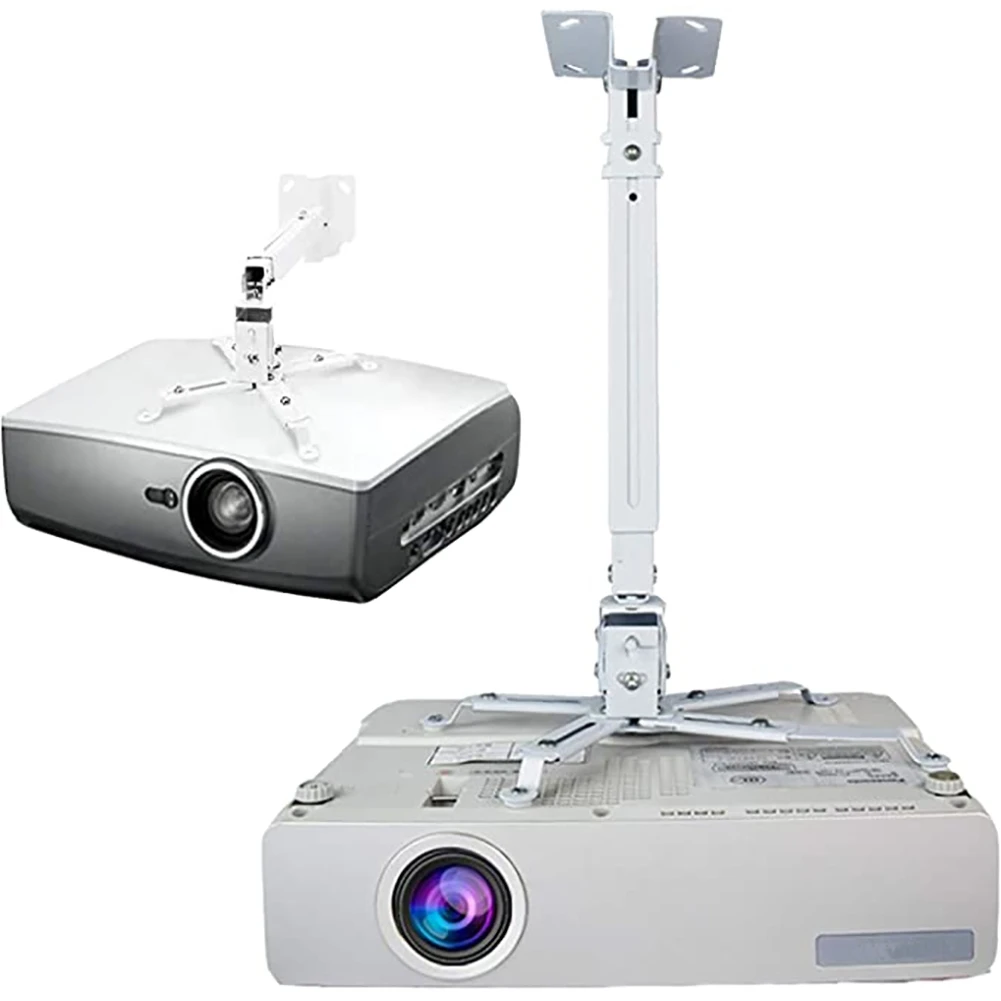 

Projector Mount Universal Adjustable Ceiling Wall Mount Projector Extending Arms Mounting Bracket for Home and Office Projector