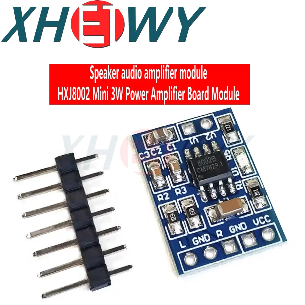 Super Mini HXJ8002 Audio Power Amplifier Board Mono Channel Voice low noise Amplifiers Module 2.0-5.5V Replace PAM8403