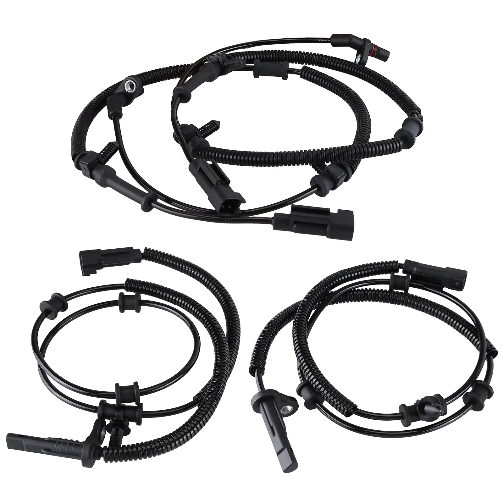 4Pcs Front and Rear ABS Wheel Speed Sensor Compatible for Ram 1500 2013-2018 1500 Classic