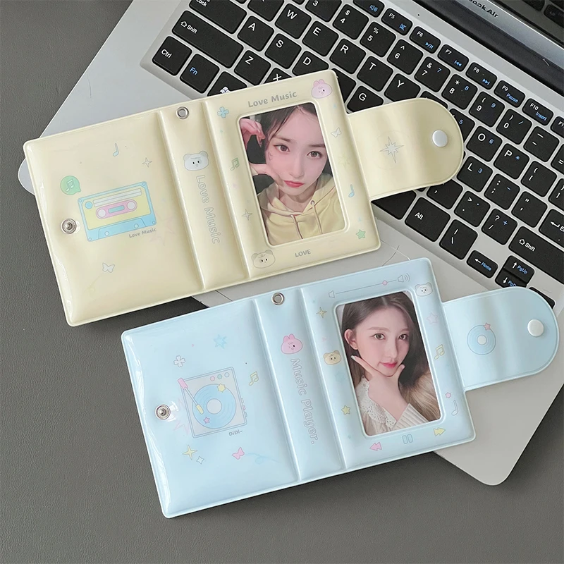 Simplicity 3 Inch Kpop Idol Photo Album Card Storage Photocard Holder INS Photo Album Idol Card Collection Book