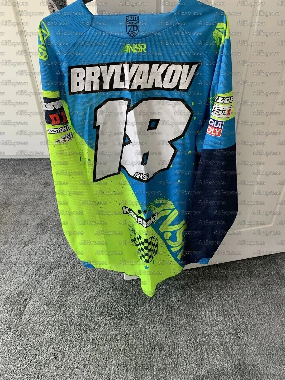 

Мотоциклетная футболка Kawasaki с длинным рукавом 2025 года, новая летняя футболка с солнцезащитным кремом для верховой езды, быстросохнущая впитывающая пот футболка для грязевых байкеров