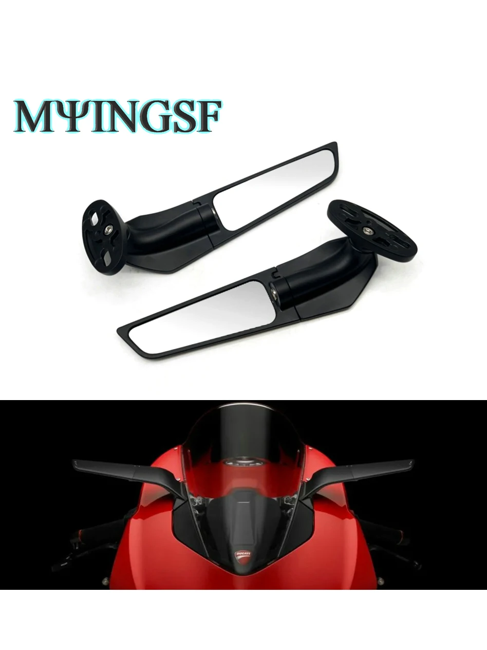 

Motorcycle Wing Mirror Adjustable Rotating Side Mirrors YZF R1 1998-2012 2013 2014 YZF R6 1999-2008 ZX-6R 2001-2004 S1000RR