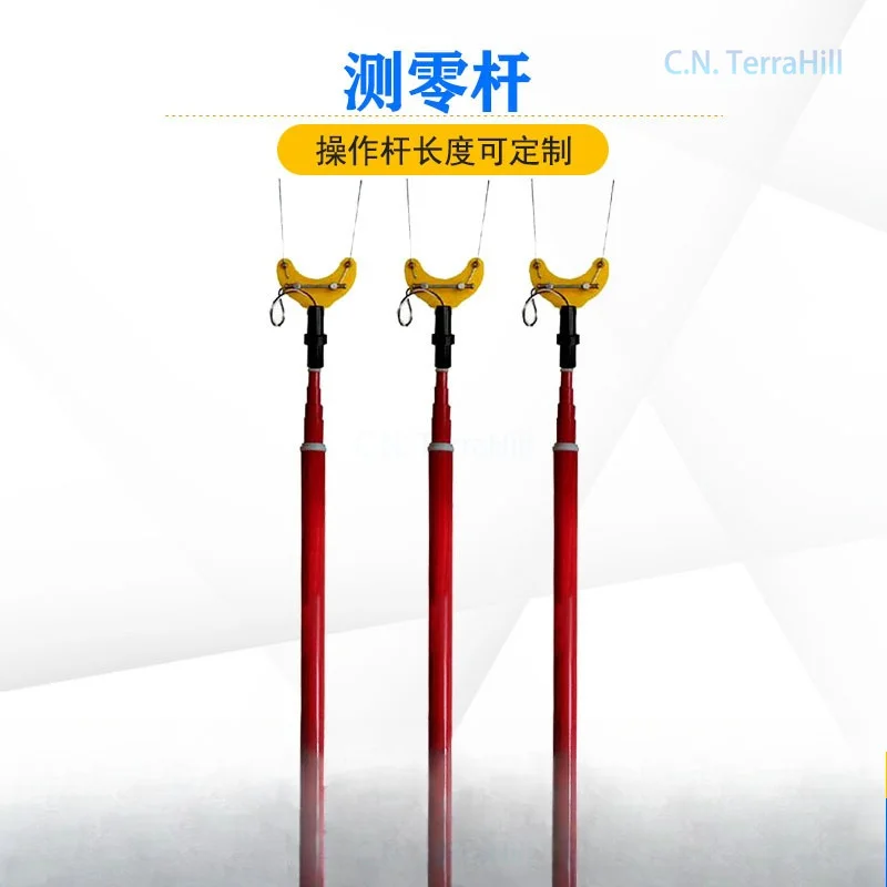 Insulator Zero Value Tester Epoxy Resin Live Line Detection Rod Telescopic Pole for Power Line Maintenance