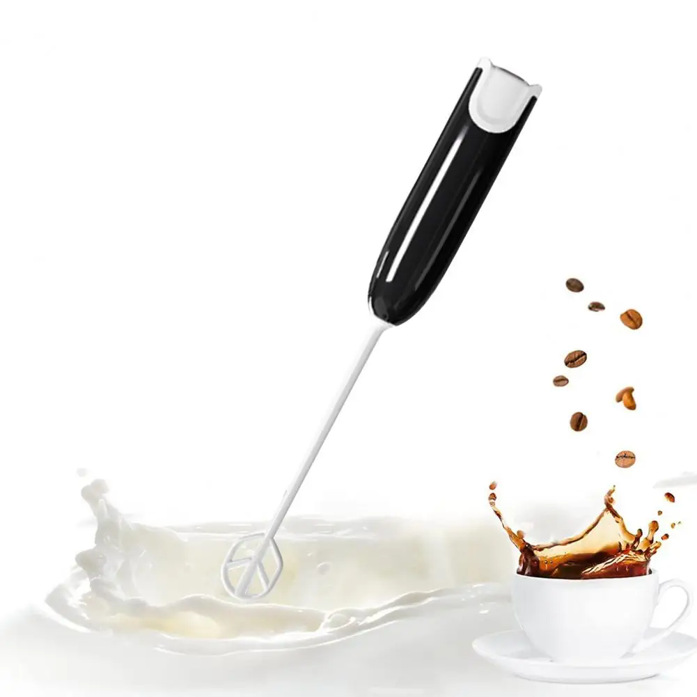 Egg Mixer Hot Chocolate Mixer Battery-powered Mini Milk Frother Handheld Foam Maker One-key Start Detachable Wireless Egg