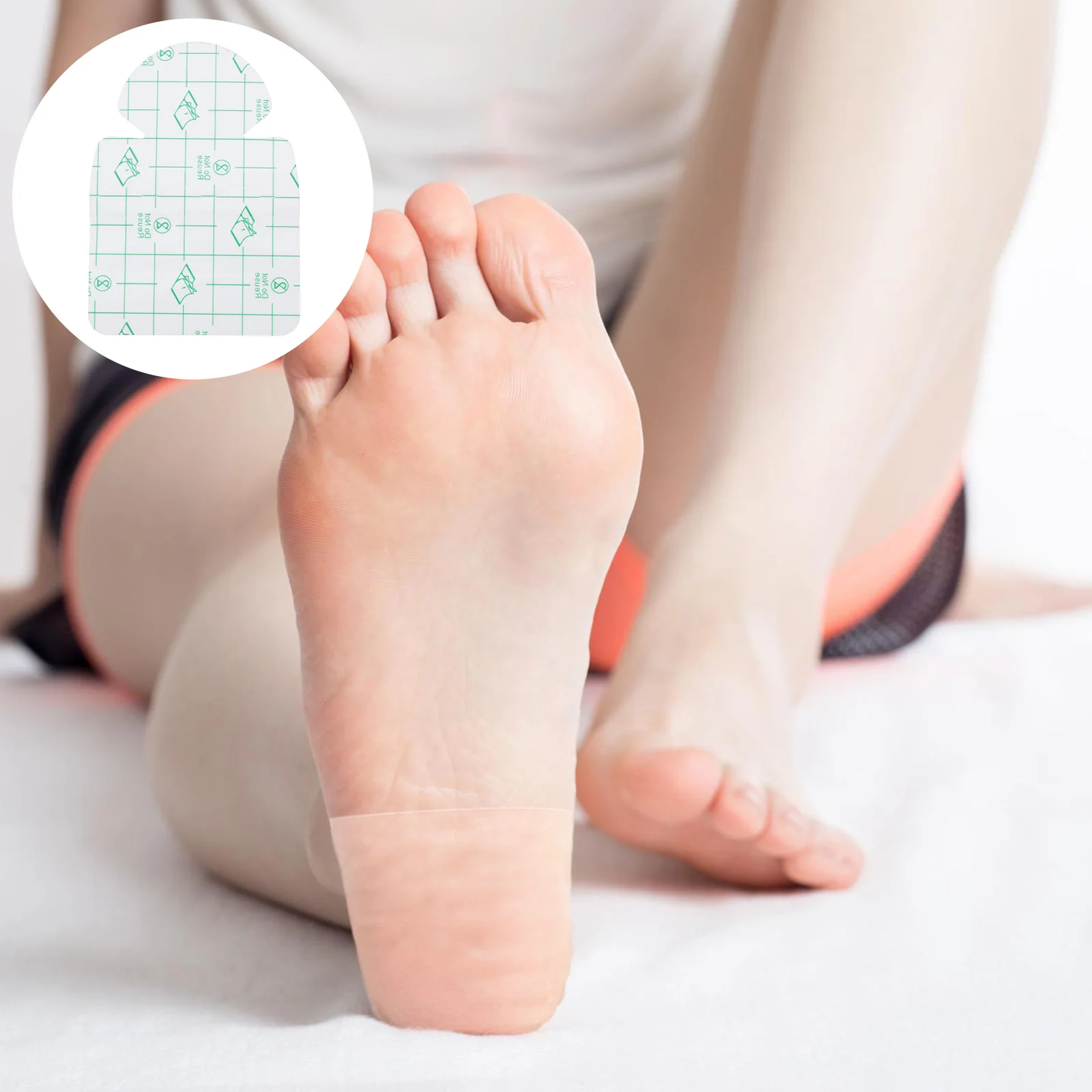 

30 Pcs Foot Crack Patch Heel Stickers Blister Pads Podoschisis Loose Moisturize