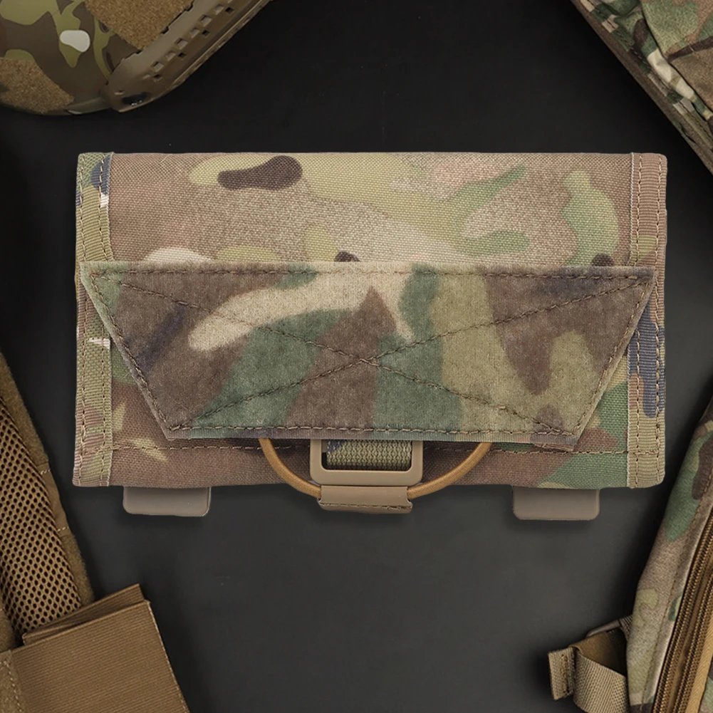 Taktische Telefon hülle eingebaute Kunststoffst reifen Telefon beutel halter Klett verschluss taktische Weste Telefon halter Jagd weste Zubehör