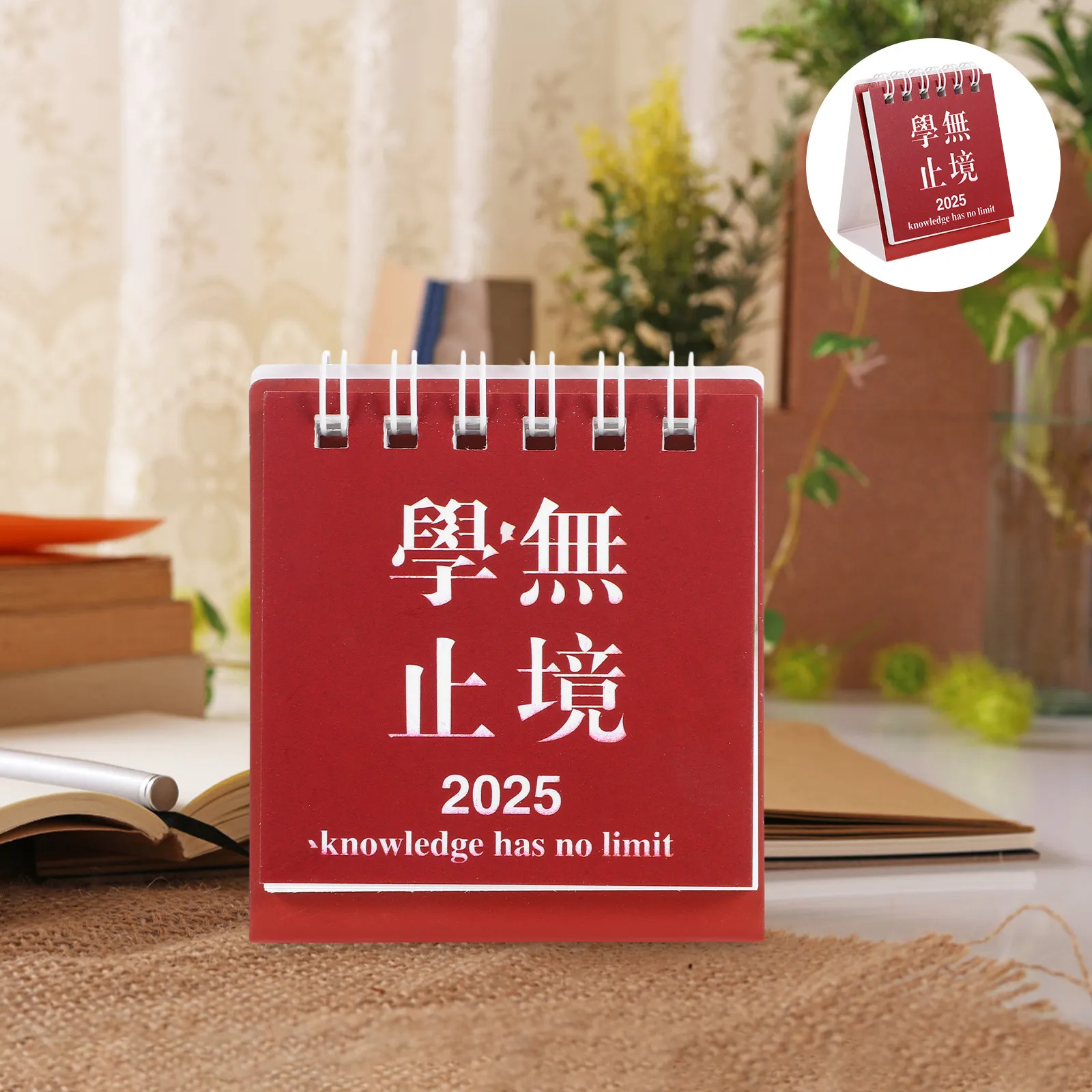 

Mini Desk Calendar 2025 Desktop Calendar Tabletop Flip Planner Small Office Desk Organizer Motivational Daily Schedule Note