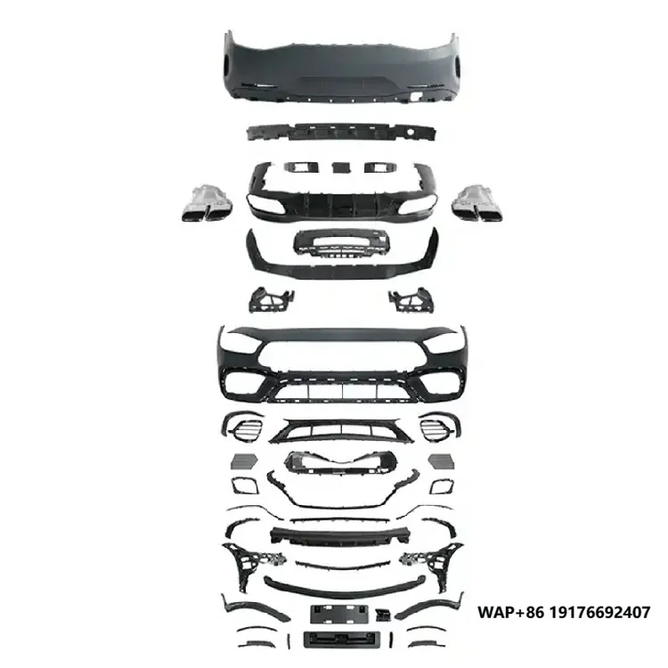 SPM Brand ABS Material Auto Front Bumper Kit for Mercedes benz AMG GT W290 Body Kit Upgrade to AMG GT6 Accessories 2020-2023