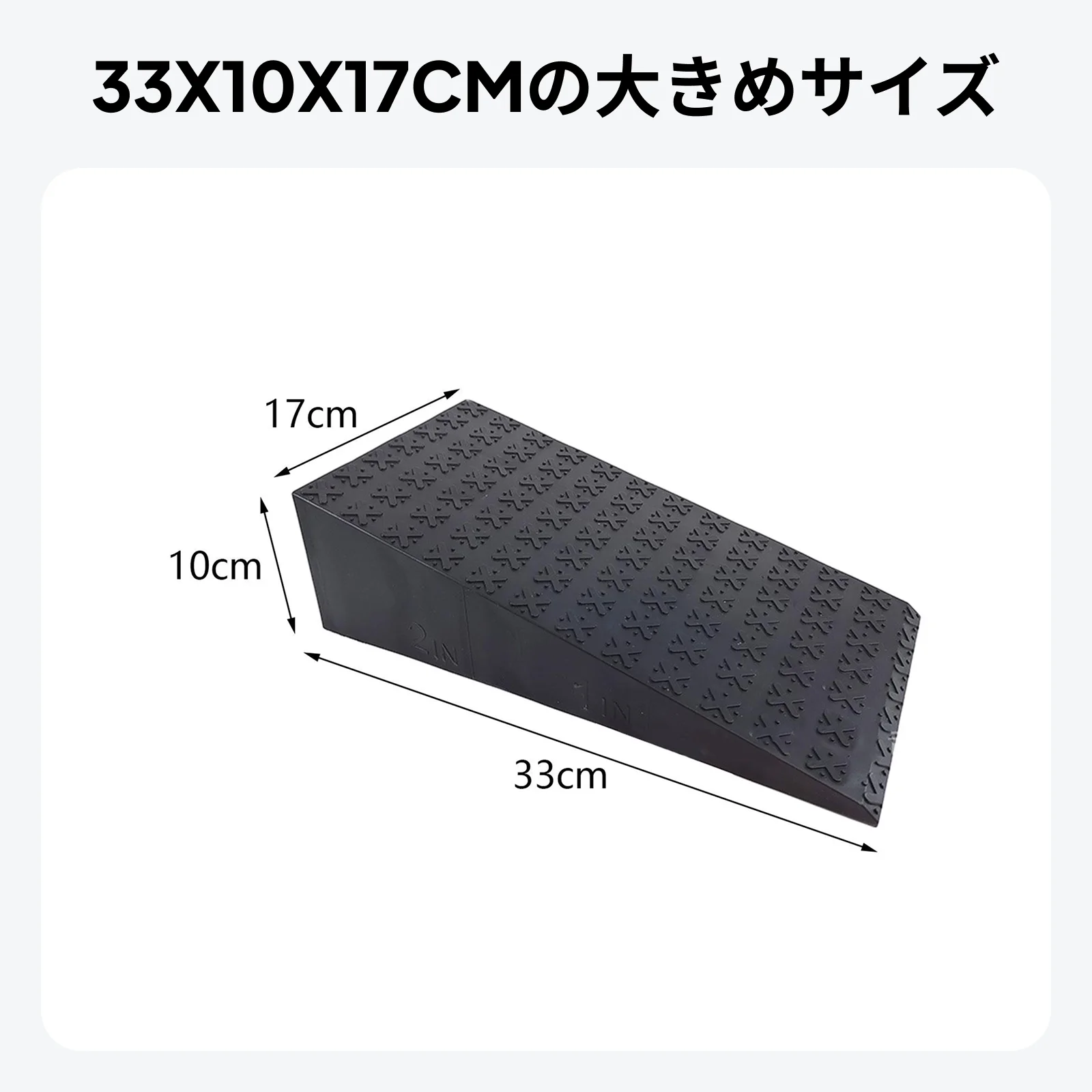 Yoga Block Wedge for Squat Calf Stretch Foot Incline Board TPR Fitness Accessory for Home Workout
