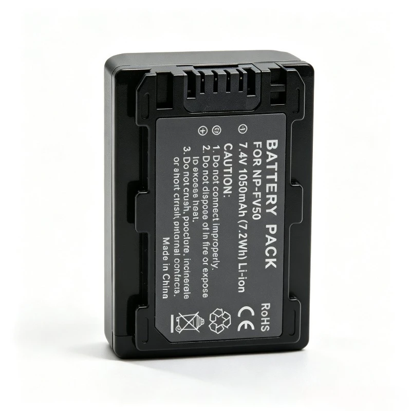 NP-FV50 Battery for Sony HDR-CX700E CX220E CX450 CX680 Compatible with FV70 FV100 Rechargeable Li-ion Camera Battery Pack