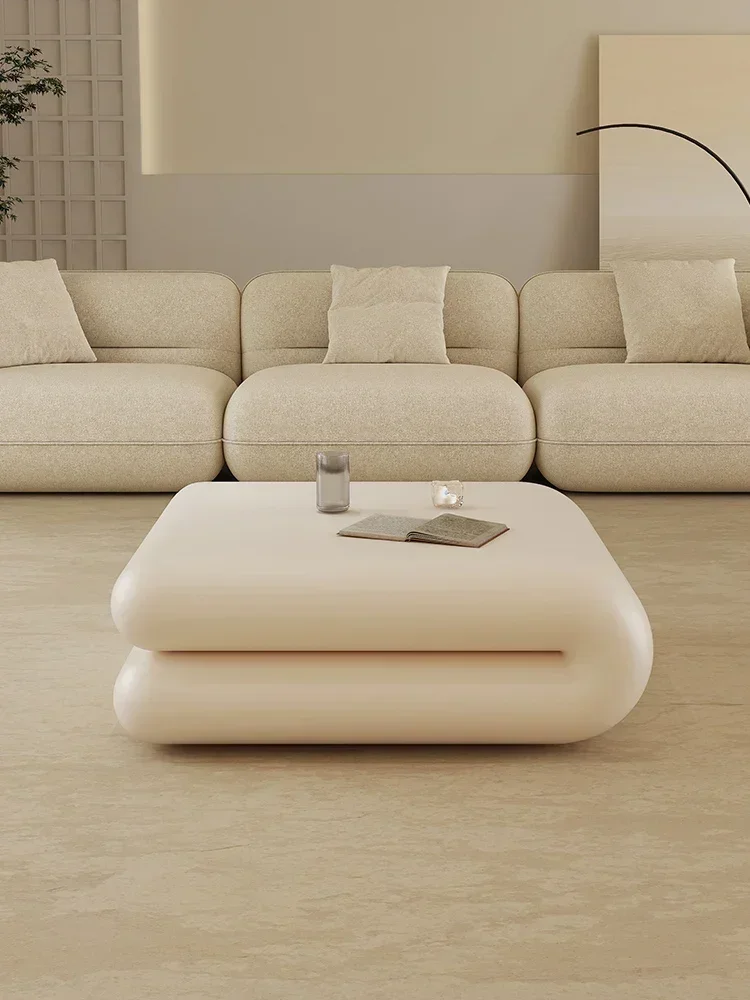 TAO Book Tea Table French Cream Style Living Room Home Shaped Tea Table