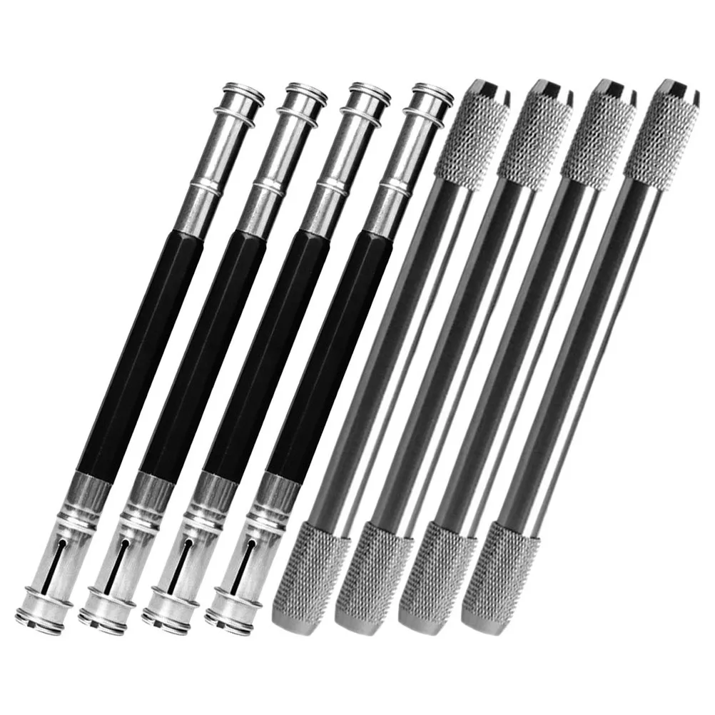 

8Pcs Pencil Lengtheners Reusable Metal Extender for Artists Sketch Drawing School Supplies Portable Art Tools Pencil Extender
