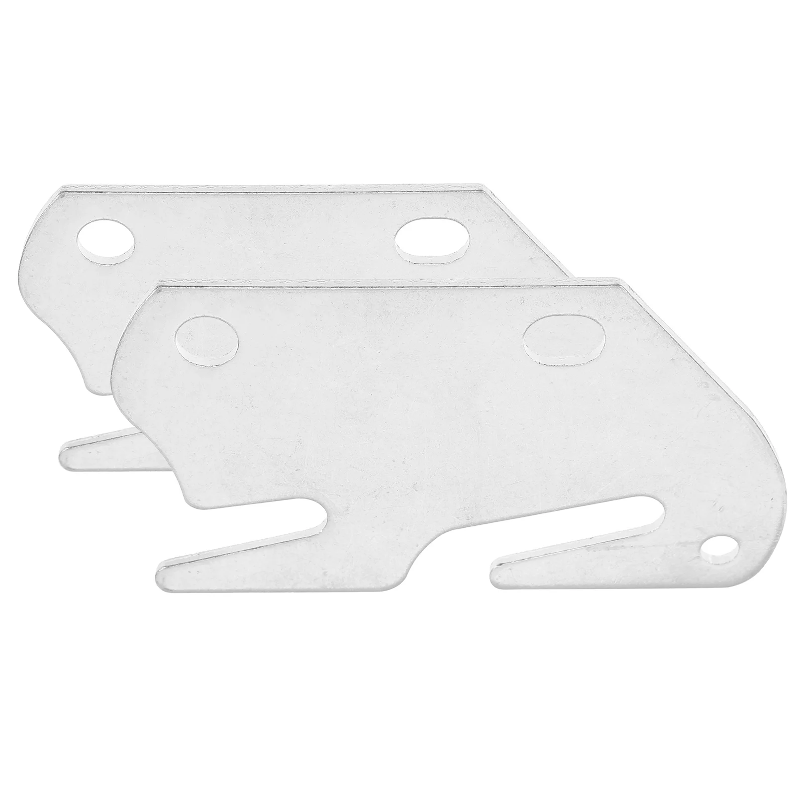 2 Pcs Component Furniture Connector Bed Frame Connecting Hinge Iron Fasteners Hook Plate