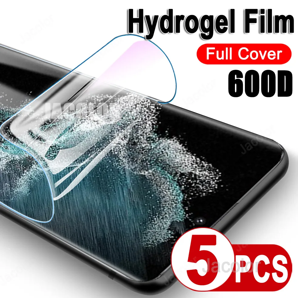 5PCS Hydrogel Film For Samsung Galaxy S22 S21 Ultra FE Plus 5G Water Gel Screen Protectors Sansang Galaxi S 22 S21Ultra S22Ultra