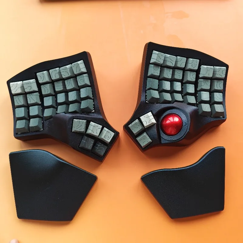 Charybdis MK2 Split Keyboard Kit Custom Palm Rest Bracket Hotswap Wireless/wired Bluetooth Trackball Split Mechanical Keyboards