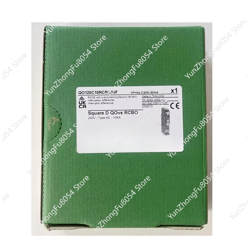 Suitable for QO216C10RCBO30 2P 16A 30mA Residual Current Circuit Breaker with Over Current Protection (RCBO) 10000A
