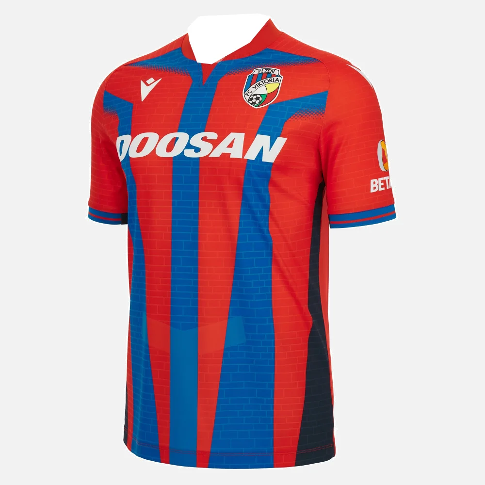 2025, Sommer, neu, heiß verkauft, für Kinder und Erwachsene mit dem gleichen Viktoria Plzen-Trikot, bequem, atmungsaktiv, kurzärmelig