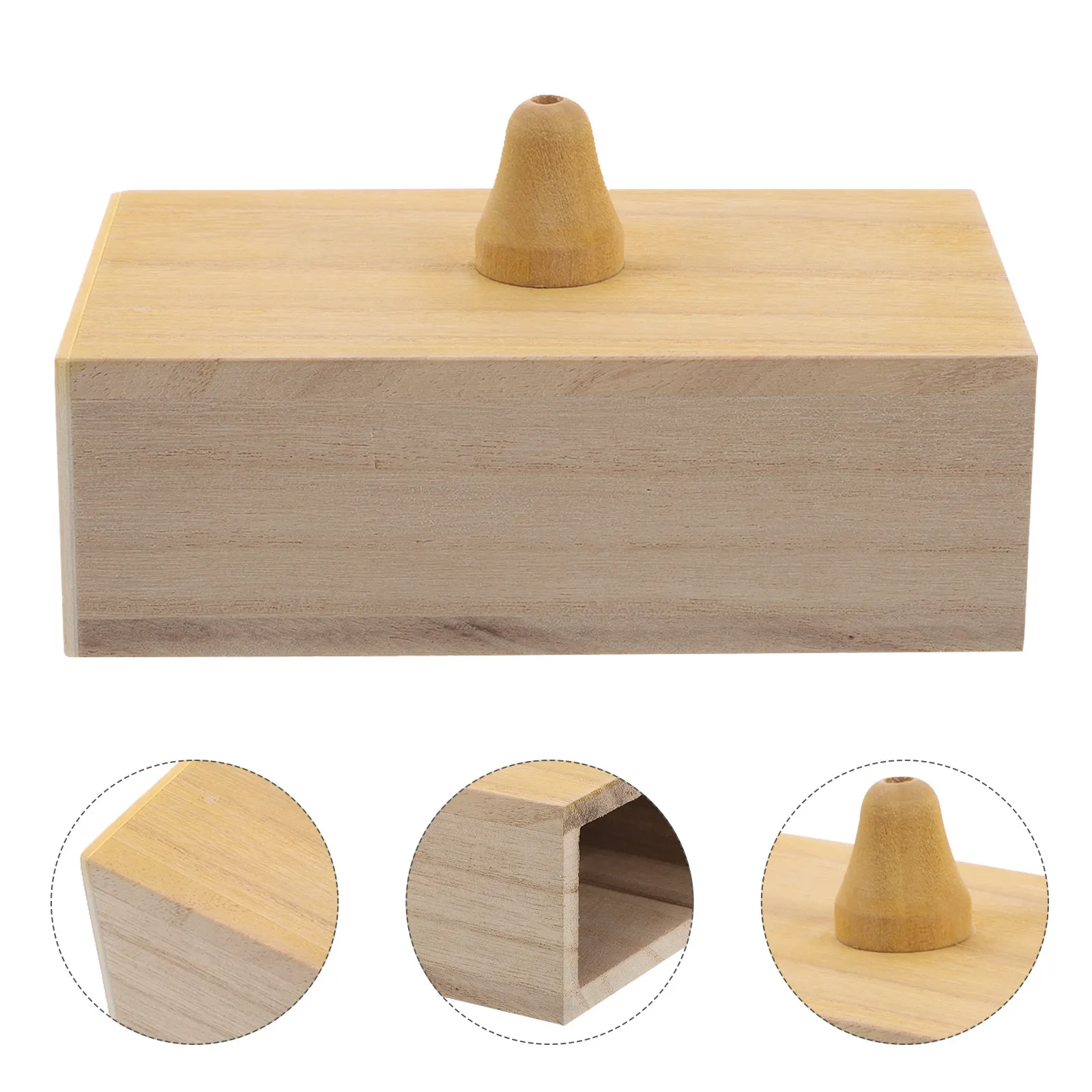 Boîte de résonance pour diapason 5.8x3.5x2.8in, Outil de bien-être, Fournitures de méditation, Étui de sonothérapie, Amplificateur de son pour spa, Guérison, Salle de classe