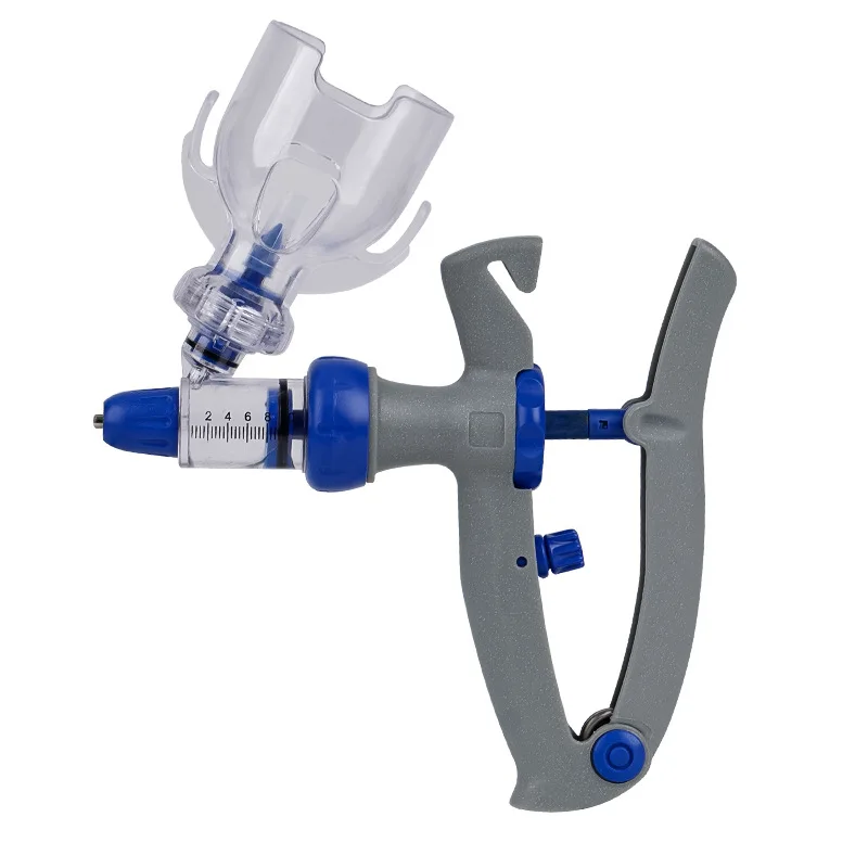 

1Ml/2Ml /5Ml Continuous Vaccine Injection with 10 Needles Automatic Veterinary Syringe for Livestock Pig Cattle Sheep Chicken