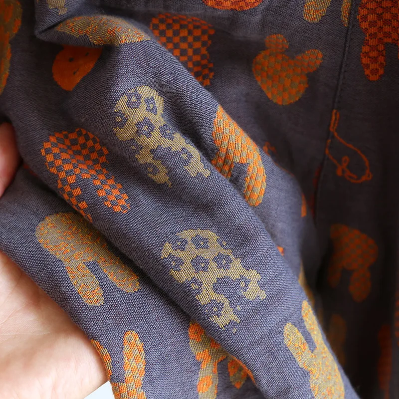 2026 Frühling und Herbst Neues Paar-Pyjama-Set 100% Baumwolle Langarmhose für Männer und Frauen Zweiteiliges Niedliches Heimoutfit – Detail 14