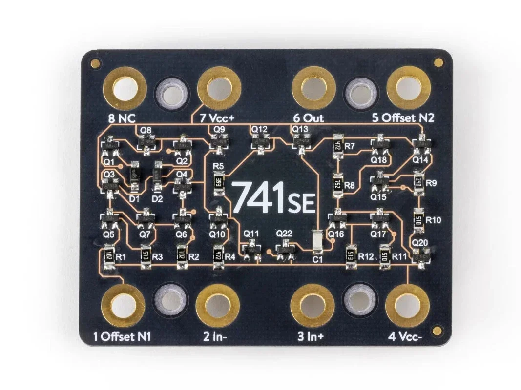 741 Learning Kit, Operational Amplifier Principle, Transistor, Fabrication, Chip, Operational Amplifier, Analog Circuit