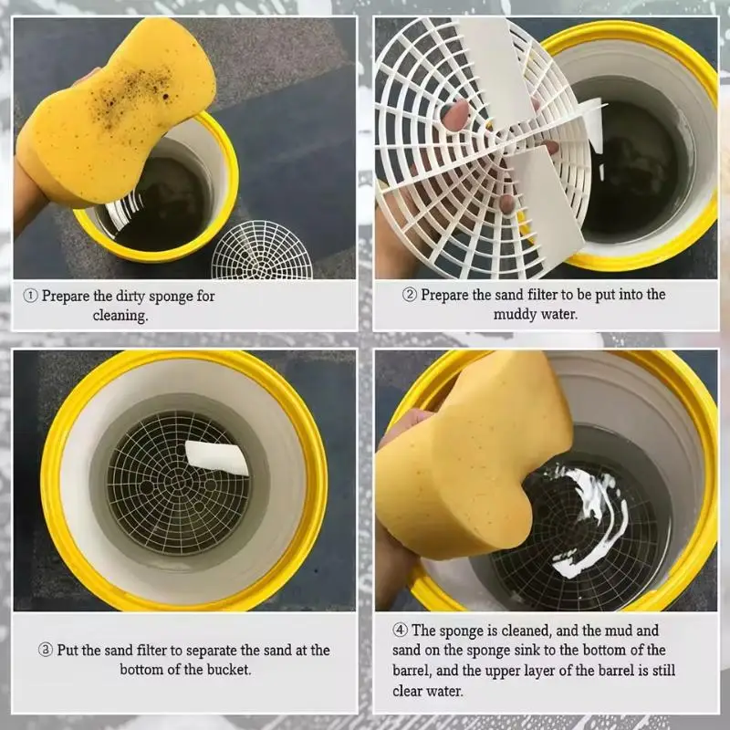 Autowasch-Sand- und Kiesfilter, Sand- und Kies-Trennfilter, Trenneimer-Einsatz, Autowasch-Zubehör – Detail 6