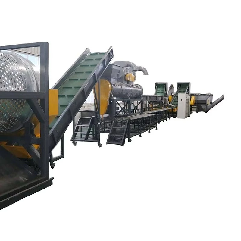 Plastic PET Bottle Recycling Line Waste Recycling Machine For PET Bottle