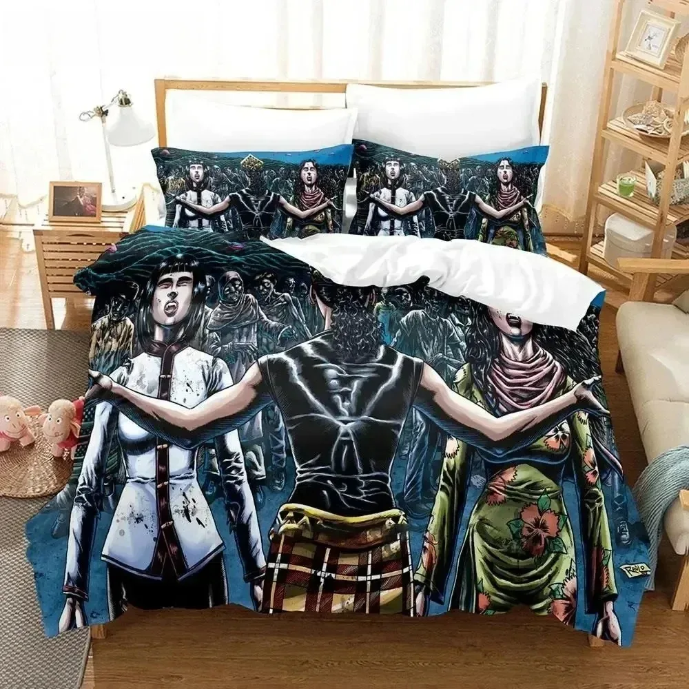 

3D Print Extinction Parade Max Brook's Bedding Set Boys Girls Twin Queen Full Size Duvet Cover Pillowcase Bed Adult Bedroom