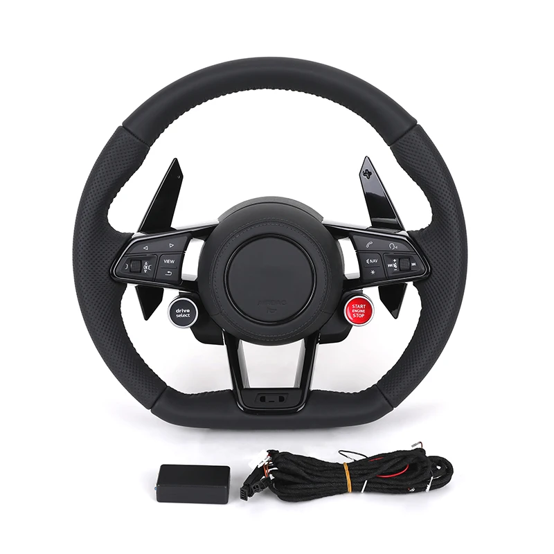 

Custom Upgrade Volant Lenkrad Black Trim Leather Steering Wheel for audis A3 A4 A5 A6 A7 A8 C7 S8 R8 Rs3 RS6 B8 B9 S7 RS S Line