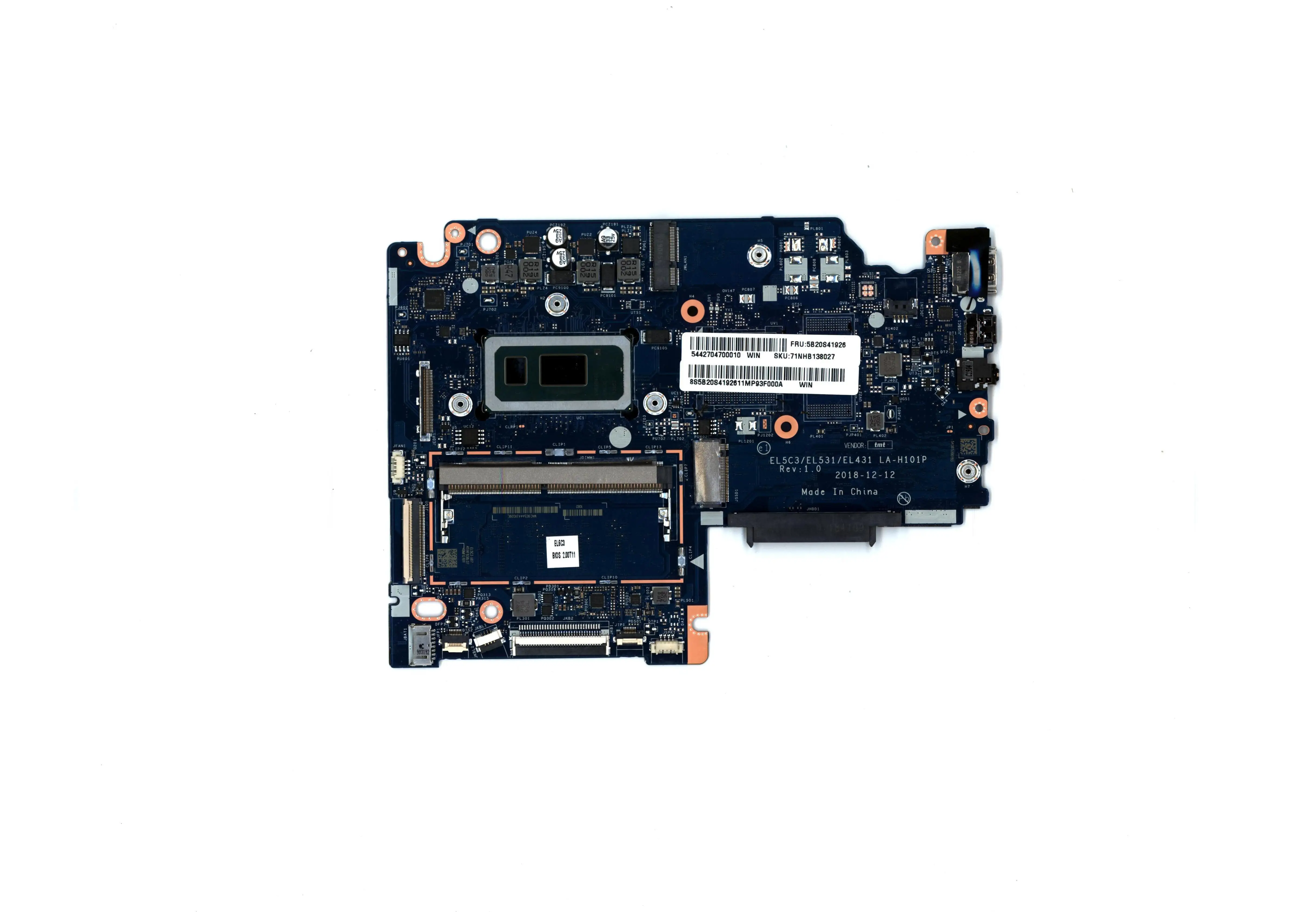 

New For Lenovo IdeaPad Flex-15iwl C340-15IWL Laptop Motherboard Compatible replace models CPU 5405U I3 I5 I7 RAM 4G SN LA-H101P